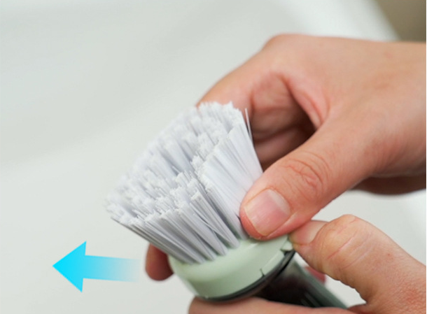 Brush With Soap Dispenser For Dishes