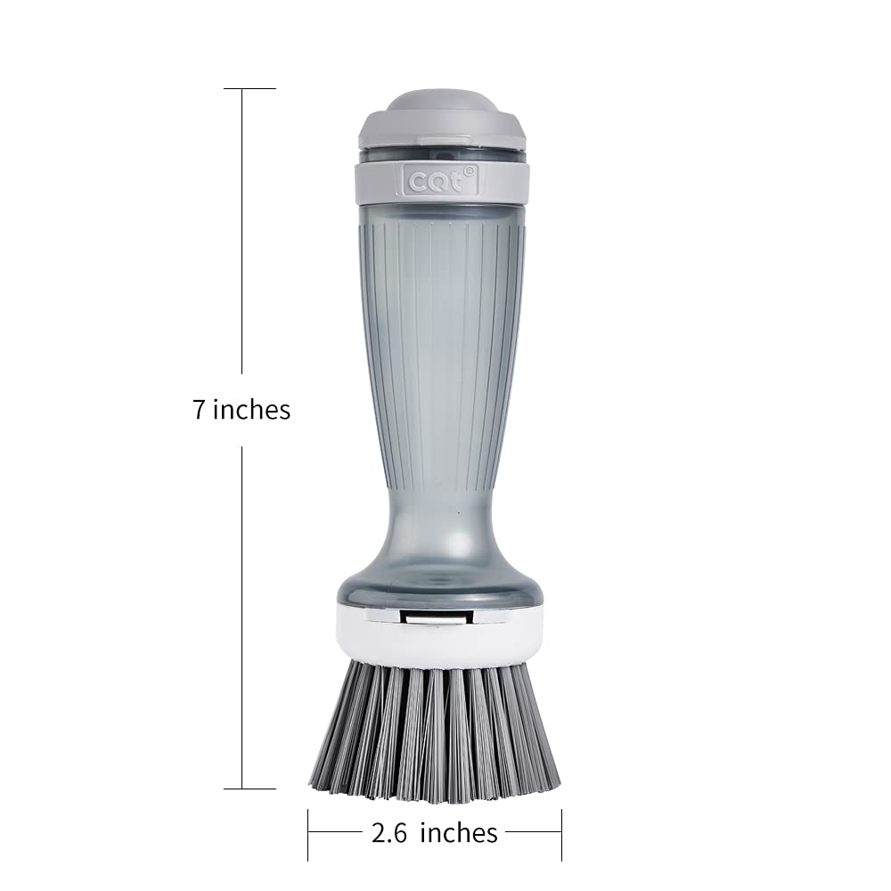 Brush With Soap Dispenser For Dishes